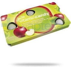 Packom Sweets Jake VitaminCandy cukierki bez cukru smak jabłka 15 pastylek - Suplementy do jamy ustnej