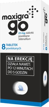 Maxigra Go 25 mg x 8 tabl.