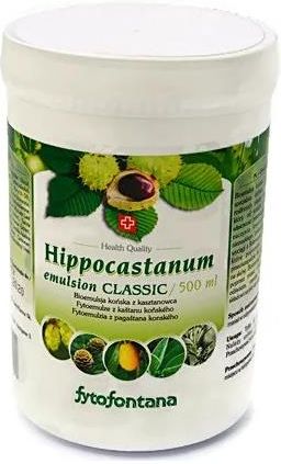 Herb-Pharma Hippocastanum - bioemulsja końska, z kasztanem, klasyczna, 500ml