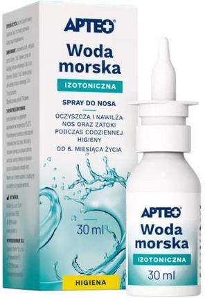 Synoptis Pharma Apteo woda morska izotoniczna spray do nosa 30ml