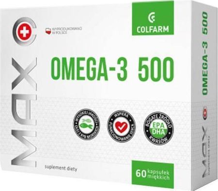 Colfarm Max Omega 3 60kaps. miękkich