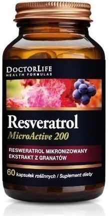Doctor Life Resveratol MicroActive 200 mg 60kaps.