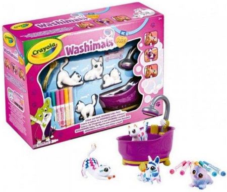 ⭐Figurki do malowania Zestaw z wanną Crayola Washimals - купить в интернет  магазине Familand