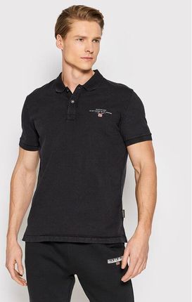 Napapijri Polo Elbas NP0A4GB4 Czarny Regular Fit