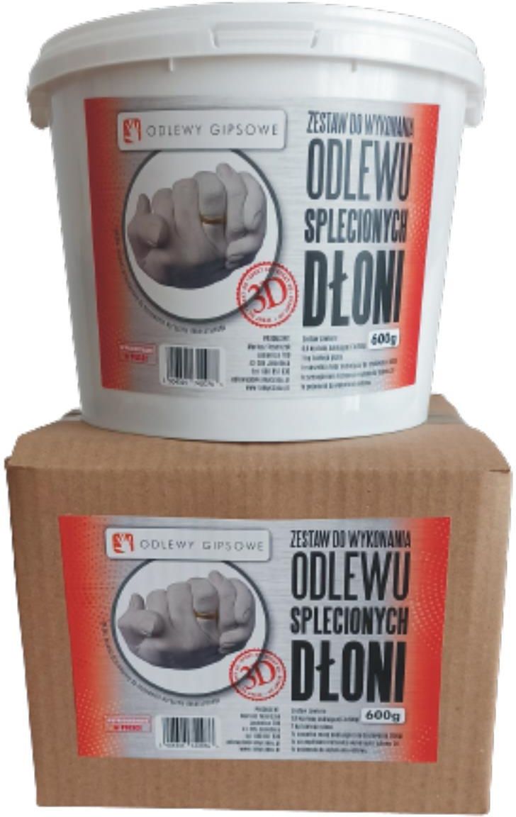 Ramy Czasu Zestaw Do Odlewu Splecionych Dłoni + Okrągły Pojemnik Na Odlew 3L 2076 - zdjęcie 2 Ramy Czasu Zestaw Do Odlewu Splecionych Dłoni + Okrągły Pojemnik Na Odlew 3L 2076
