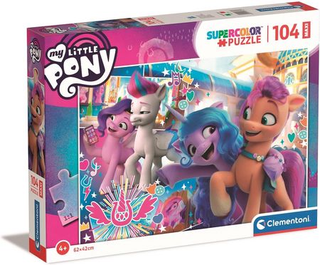 Clementoni Puzzle 104El. Maxi Super Kolor My Little Pony