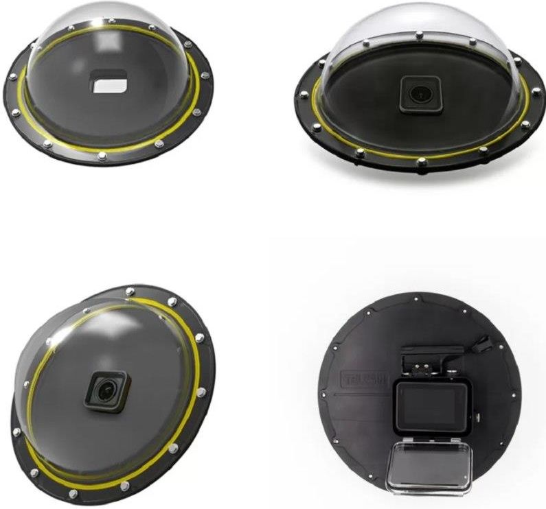 Telesin Obudowa podwodna Dome Port dla GoPro Hero 8 (GP-DMP-T08) (31405) - zdjęcie 4 Telesin Obudowa podwodna Dome Port dla GoPro Hero 8 (GP-DMP-T08) (31405)