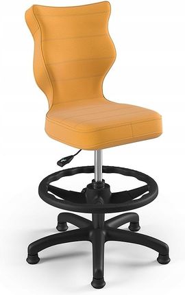 Entelo Krzesło dziecięce Petit BK Velvet rozmiar 3 WK+P (119-142 cm) żółte
