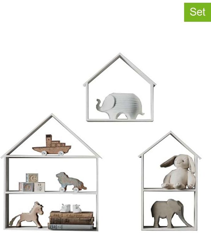 Woody Kid Store 3 Częściowy Zestaw Haouse W Kolorze Białym Ceny i