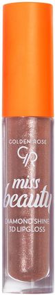 Golden Rose Miss Beauty Diamond shine 3D Lipgloss Błyszczyk do ust 03 Sunkissed