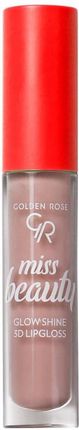 Golden Rose Miss Beauty Glow Shine 3D Lipgloss Błyszczyk 01 Nude Chic
