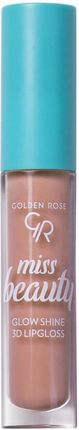 Golden Rose Miss Beauty Glow Shine 3D Lipgloss Błyszczyk 03 Soft Peach