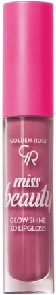 Golden Rose Miss Beauty Glow Shine 3D Lipgloss Błyszczyk 04 Pink Dream