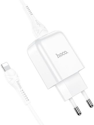 HOCO ładowarka sieciowa USB + kabel do Lightning 8-pin 2A N2 Vigour biała