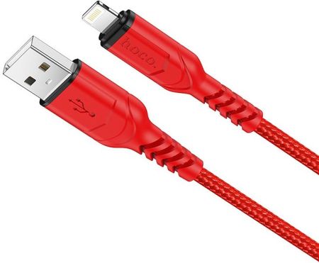 HOCO kabel USB do iPhone Lightning 8-pin 2,4A VICTORY X59 1 metr czerwony