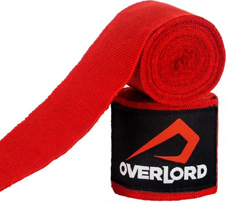 Overlord Bandaż Bokserski Czerwony 350Cm