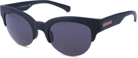 Stylowe Okulary damskie przeciwsłoneczne z brązową ozdobą Calvin klein CKJ785S