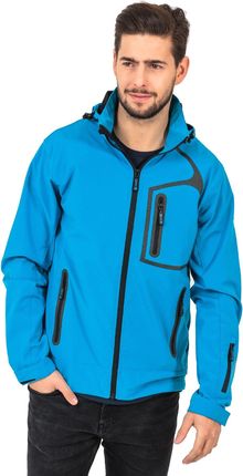 Kurtka męska Hi-Tec Kurtka softshell męska Nils Vivid Blue/Black r. M