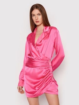 Please Sukienka koktajlowa A1EEQU9000 Różowy Regular Fit
