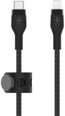 Belkin Kabel USB Typ-C - Lightning Braided Silicone 1m Czarny