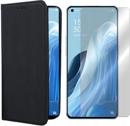 Etui Do Oppo Reno 7 5G Pokrowiec Magnet + Szkło 9H