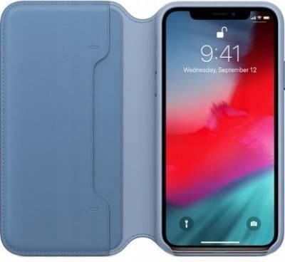 Etui do iPhone Xs Apple Leather folio - chabrowe