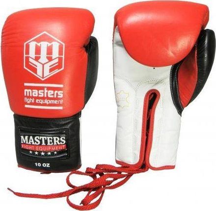 Masters Fight Equipment Rękawice Bokserskie Skórzane Sznurowane Rbt 600