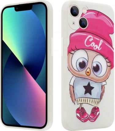 Etui MX Owl Cool Iphone 13 Pro Max Beżowy