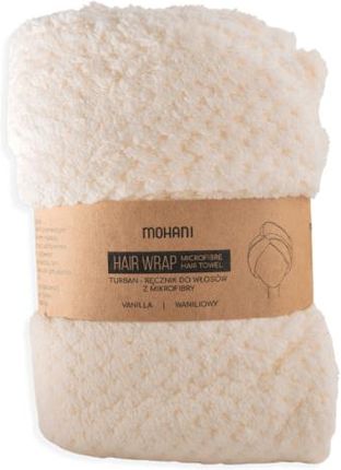 Mohani - Turban - ręcznik do włosów z mikrofibry biały