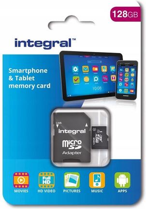 Integral Karta microSD INMSDX128G10-80SPTAB 128 GB