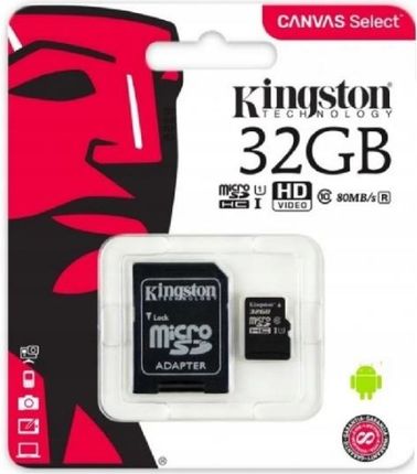Kingston Karta pamięci microSD 32 GB