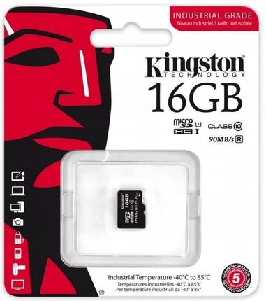 Kingston Karta Industrial MicroSDHC 16GBC10