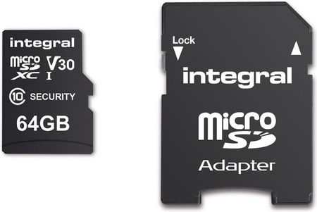 Integral Security Micro Sd 4K V30 Uhs-i U3 A1 64BG