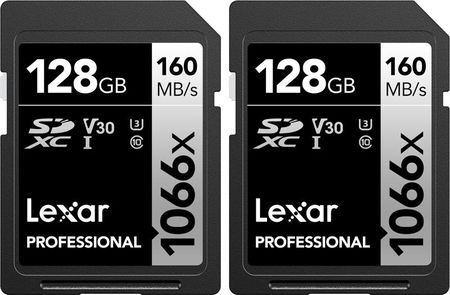 Lexar 2x Karta Professional SDXC128GB+ Czytnik 
