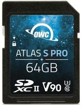 Owc ATLAS S PRO SDXC 64GB290/276MB/S UHS-II V90 1830TBW 