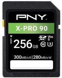 Pny SDXC X-PRO 256GB90 U3 V90 