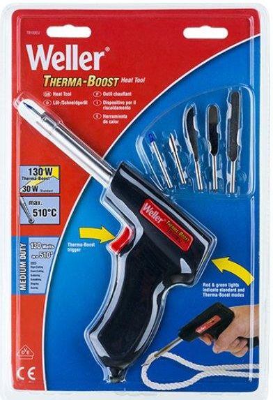 Weller TB100EU 30/130 Watt/230 Volt Therma-Boost soldering iron and cutting device with point set