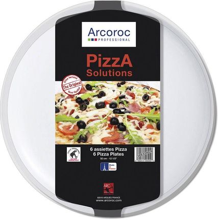 Arcoroc Talerz Do Pizzy Solution 6Szt. Biały Szkło 32Cm