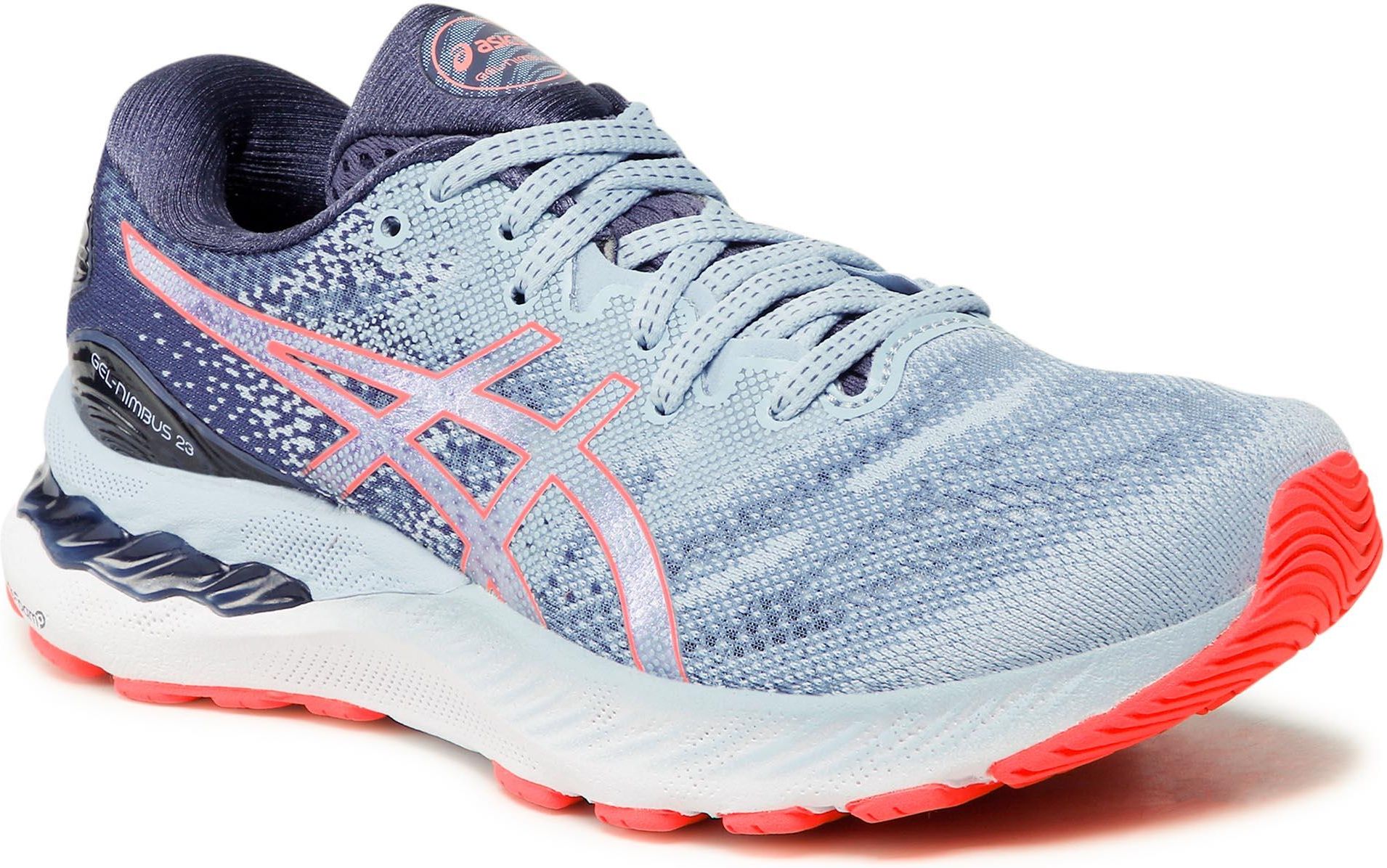 Buty ASICS - Gel-Nimbus 23 1012A885 Mist/Blazing Coral 412 - Ceny i ...