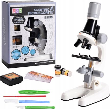 Sferazabawek Mikroskop dla dzieci Zestaw Edukacyjny 1200x 