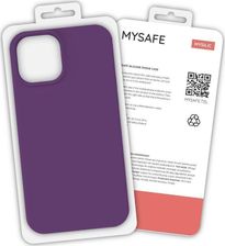 Mysafe Etui Silikonowe iPhone 13 Mini Śliwka Pudełko