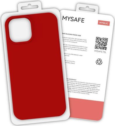 Mysafe Etui Silikonowe Samsung Galaxy M51 Czerwony Pudełko