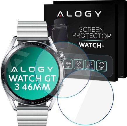 Alogy 2x Szkło ochronne do smartwatcha 9H Huawei Watch GT 3 46mm uniwersalny