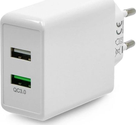 Goobay Ładowarka USB 2Port 28W USB-A / QC3.0 white - 44957