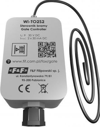 F&F Sterownik Wi-Fi do bramy i furtki Wi-TO2S2-G GATE FOX (1402141)
