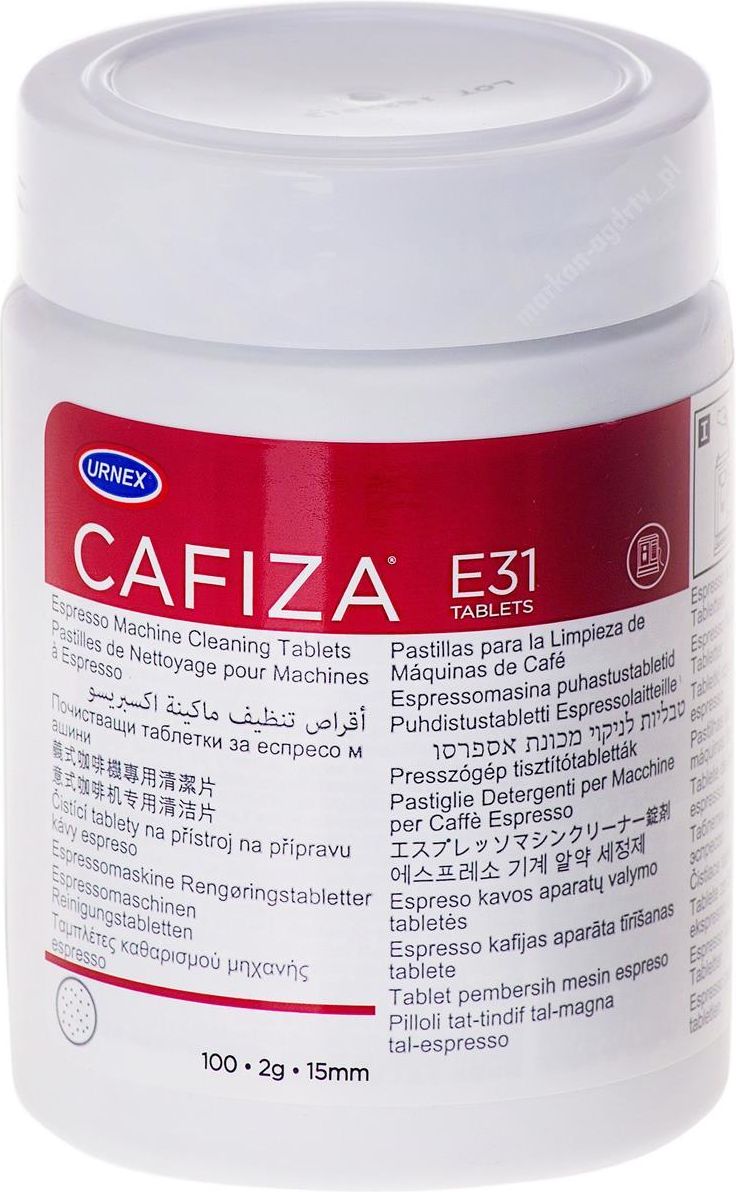 Urnex Cafiza - Tabletki Czyszczące Do Ekspresu - Op. 100Szt - zdjęcie 1 Urnex Cafiza - Tabletki Czyszczące Do Ekspresu - Op. 100Szt
