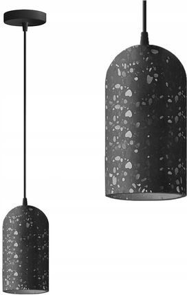Toolight Lampa Sufitowa Wisząca Betonowa B Black Lastryko (APP9971CP)