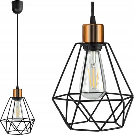 Luxolar Light Factory Lampa Wisząca Żyrandol Plafon Diament Miedź Led (LAMPAWISZĄCAŻYRANDOL905Z1)