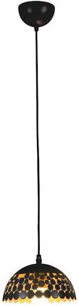 Milagro Nowoczesna lampa wisząca metalowa czarna 18 cm (ML6134)