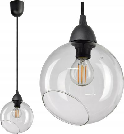 Luxolar Light Factory Lampa Wisząca Żyrandol Szklana Kula Transparent (LAMPAWISZĄCA846Z1T)